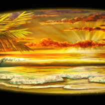 This DM original surfboard is 12"x44" on aluminum

Original Art Only.
For more information or higher quality images of this original contact your DM sales consultant.
Copyright Dennis Mathewson 2015 and information about this original
artwork by Dennis Mathewson copyright all rights reserved 2015.