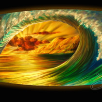 This DM original surfboard is 12"x44" on aluminum

Original Art Only.
For more information or higher quality images of this original contact your DM sales consultant.
Copyright Dennis Mathewson 2015 and information about this original
artwork by Dennis Mathewson copyright all rights reserved 2015.