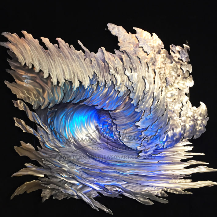 42"x42" multi piece layered aluminum original
