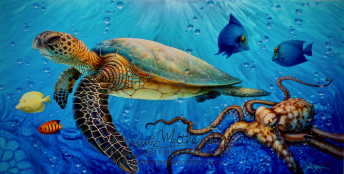 24"x48" original on aluminum, limited edition prints available