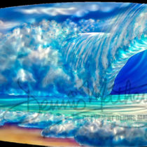18"x70" aluminum surfboard shape