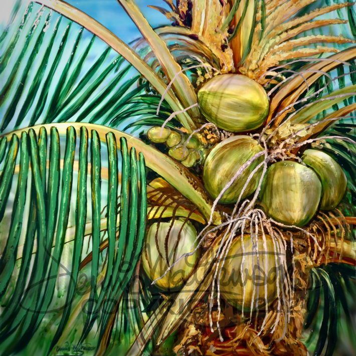 Polynesian Palette Coconut tree