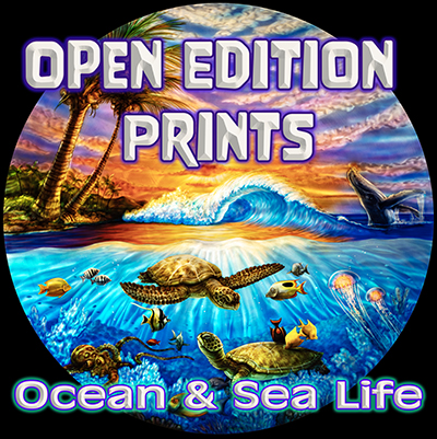 Ocean & Sea Life Open Edition Prints