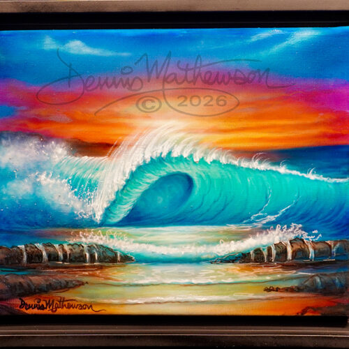 Shore-break Splash- original art on canvas