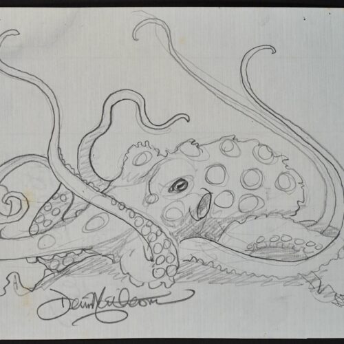 Blu Ring #10 Iki 25 original pencil drawing