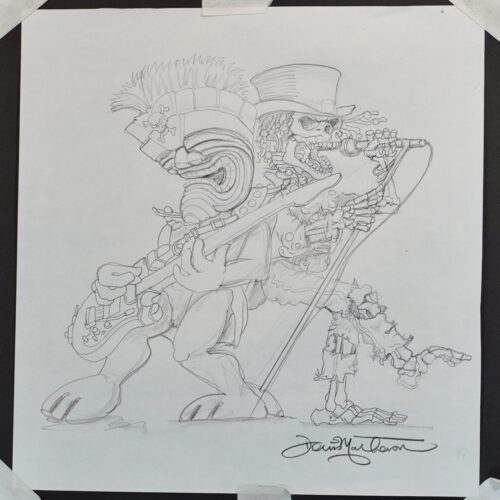 Tiki Mojo 2nd original pencil drawing