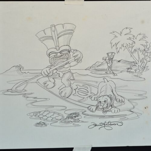 Was'Up original pencil drawing