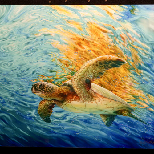 Escape- repaired limited edition print